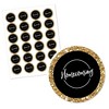 Big Dot of Happiness Hoco Dance - Round Homecoming Circle Sticker Labels - 24 Count - 2 of 4
