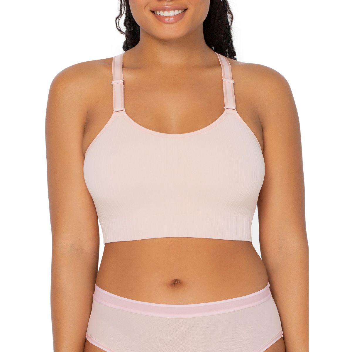 Smooth Seamless Comfort Longline Wireless Bra - thumbnail 9