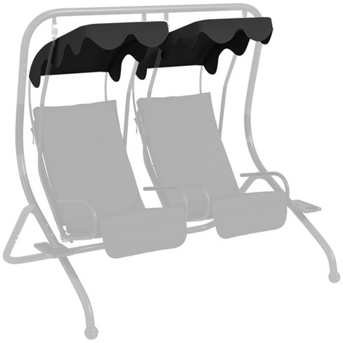 Outsunny 2-Seater Swing Canopy Replacement, Outdoor Swing Seat Top Cover - image 1 of 4