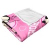 MLB Boston Red Sox Minnie Silk Touch Throw Blanket and Hugger - 3 of 3