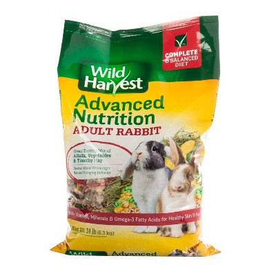 Wild Harvest Advanced Nutrition Diet Adult Rabbit 14 Pounds, Resealable Bag