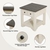 Etelifrank  Solid Wood End Table with Storage Compartment - 4 of 4