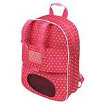 Badger Basket Doll Travel Backpack with Plush Friend Compartment - Star Pattern