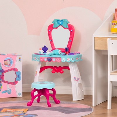 disney princess makeup table and chair