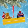 Personalized Ornaments 1.75 In Teacher Ruler Tree Ornament , Personalized Free School Books (PC) - 2 of 4
