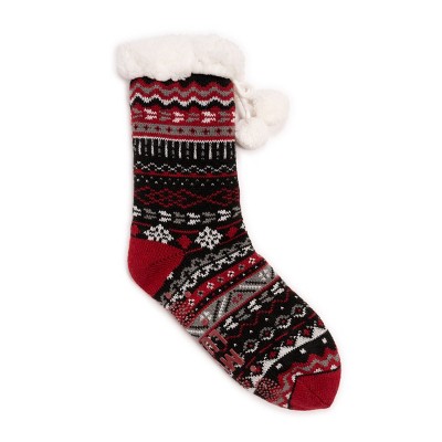MUK LUKS Women's Tall Cabin Sox (1 Pair Pack)