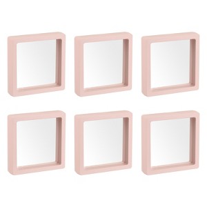 Unique Bargains Floating Frame Display Jewelry Box 6 Pcs - 1 of 4