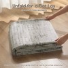 MontVoo Modern Abstract Non-Slip Washable Rug Gray 9'x12' - 3 of 4