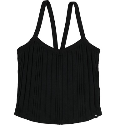 Hurley Womens Active Tank Top, Black, Small