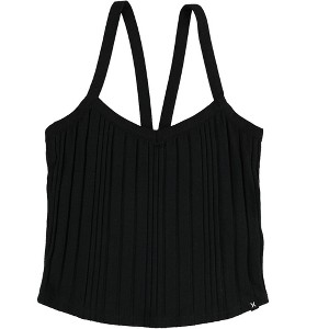 Hurley Womens Active Tank Top, Black, Small - 1 of 4