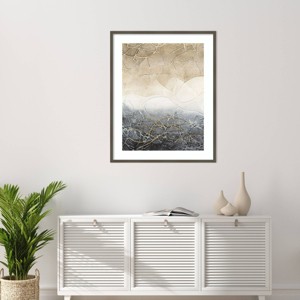 Amanti Art Taupe and Twilight I by Vanna Lam Wood Framed Wall Art Print - 1 of 4