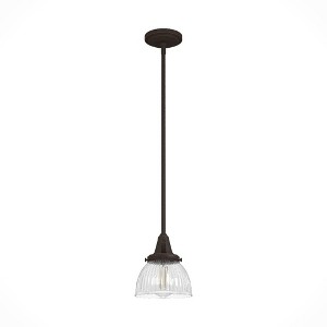 Hunter Fans Cypress Grove 1 - Light Pendant in  Onyx Bengal - 1 of 3