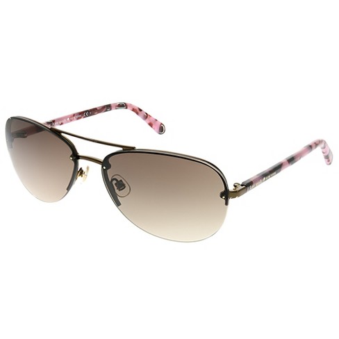 Kate Spade Beryl/s Pse Womens Aviator Sunglasses Brown 59mm : Target