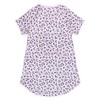 Girls' Peanuts Snoopy Woodstock Flowers Friends Nightgown Pajama Shirt Pink - image 4 of 4