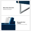Idmon Modern Tufted Wooden velvet Club Chair with Metal Legs for Bedroom and Living Room| ART OF LIVING DESIGNS - 4 of 4