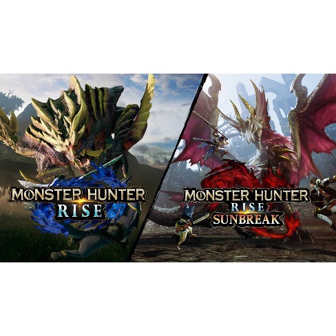  Monster Hunter Rise + Sunbreak set (Nintendo Switch) : Video  Games