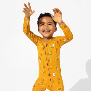 Bellabu Bear Baby Basketball Bamboo Convertible Footie - 1 of 4