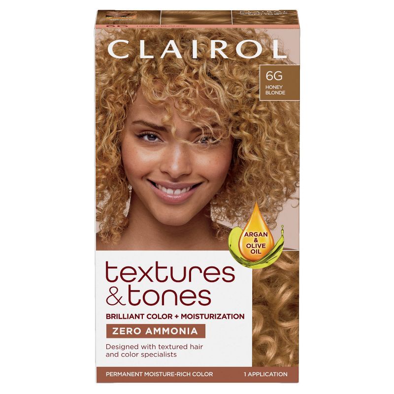 Clairol Textures and Tones Permanent Hair Color Cream, 1 of 9