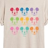 Women's - Disney - Multi Color Mickey Oversized Graphic T-Shirt - 2 of 4