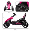 JANSNO Pedal Go Kart Ride-On Toy for Kids 3-8 with Swing Axle, Adjustable Seat, Handbrake, Shock-Absorbing Wheels - 4 of 4