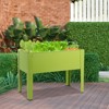 Tangkula Outdoor Elevated Garden Plant Stand Raised Garden Bed with Legs for Indoor and Outdoor Use 25" x13" x 18.0" - 3 of 4