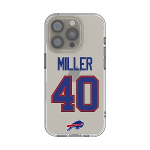 NFL Buffalo Bills Players Game Tactic Clear Cell Phone Case for Apple iPhone - 1 of 4