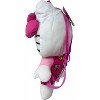 UPD Inc. Hello Kitty - Hello Kitty Pink Heart Overall 18" Plush Backpack - 3 of 4