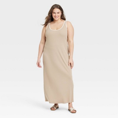 Women's Knit Midi Tank Dress - A New Day™