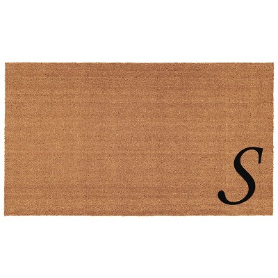 Calloway Mills 153622436S Urban Chic Monogram Doormat 24 In. x 36 In. (Letter S)