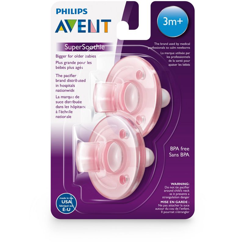 Philips Avent Soothie 3m+ - Pink/pink - 4pk, 6 of 7