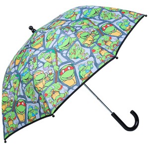 Nickelodeon Teenage Mutant Ninja Turtles Stick Umbrella for Kids - Gray - 1 of 3