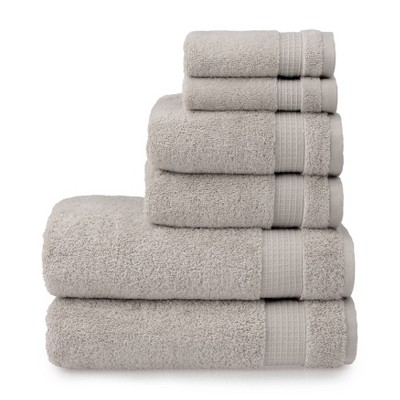 6pc Noah Bath Towel Set Brown - Martha Stewart