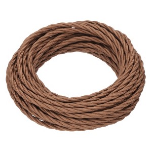 Unique Bargains Twisted Cloth Covered Braided Lamp Fan Electrical Wire 18AWG - 1 of 4