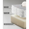 Jojoka Oversized Swivel Rock Recliner Sofa, 360° Swivel, Extra Wide Manual Recliner with Footrest, Chenille Upholstery - 3 of 4
