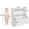 Kids Bookshelf Bookcase Toddlers Playhouse Cabinet Shelf - 2 of 4