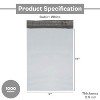 PSBM 1000 9" x 12" 2.5 Mil White Poly Mailers Self Seal for Shipping Small Items - 2 of 4