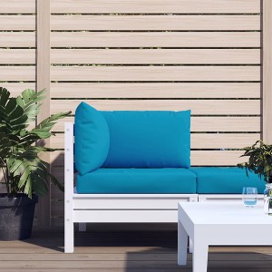 vidaXL Pallet Cushions 3 pcs Light Blue Oxford Fabric - 1 of 4