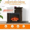 30.28"W Electric Fireplace Remote Control Five Flame Brightness - 3 of 4