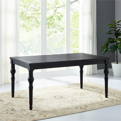 NicBex Modern Round/Rectangle Dining Table,Kitchen Table with Wood Tabletop for 2/4 Seaters