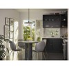 Progress Lighting Mystic 1-Light Pendant, Matte Black, Etched White Glass Shade - 2 of 3