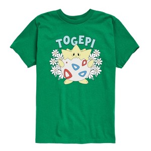 Boys' - Pokémon - Floral Togepi Short Sleeve Graphic T-Shirt - 1 of 4