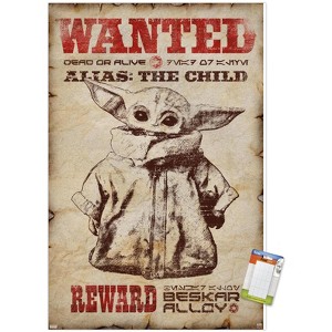 Trends International Star Wars: The Mandalorian - Wanted Unframed Wall Poster Prints - 1 of 4