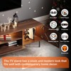 NicBex TV Stand Media Console LED Gaming Console Mid Century Modern Entertainment Center with Storage for Living Room, Bedroom, Walnut - 2 of 4