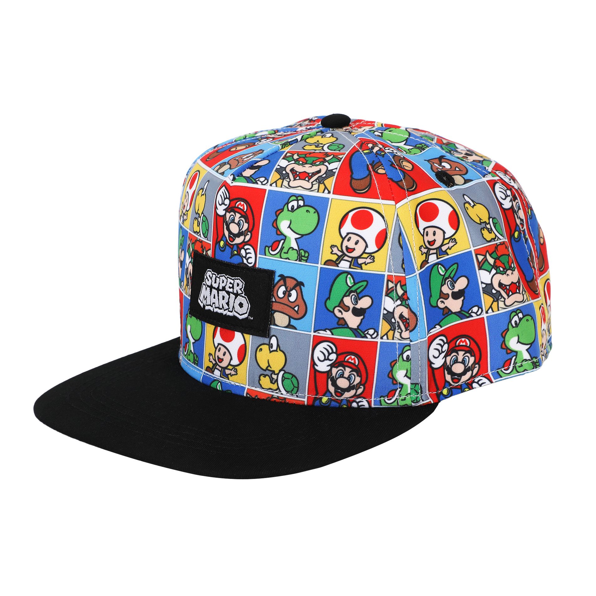 Super Mario Bros Favorite Characters Youth Snapback Hat