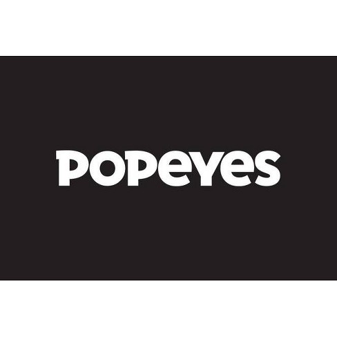 Popeyes Gift Card (mail Delivery) : Target