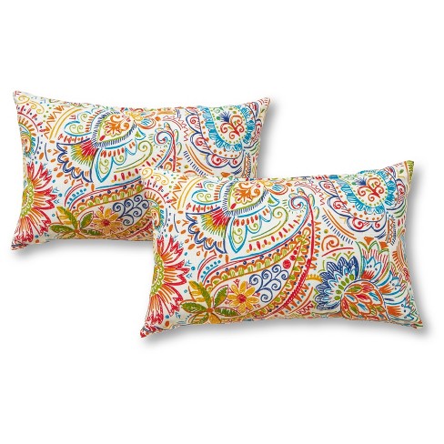 Outdoor lumbar shop pillows target