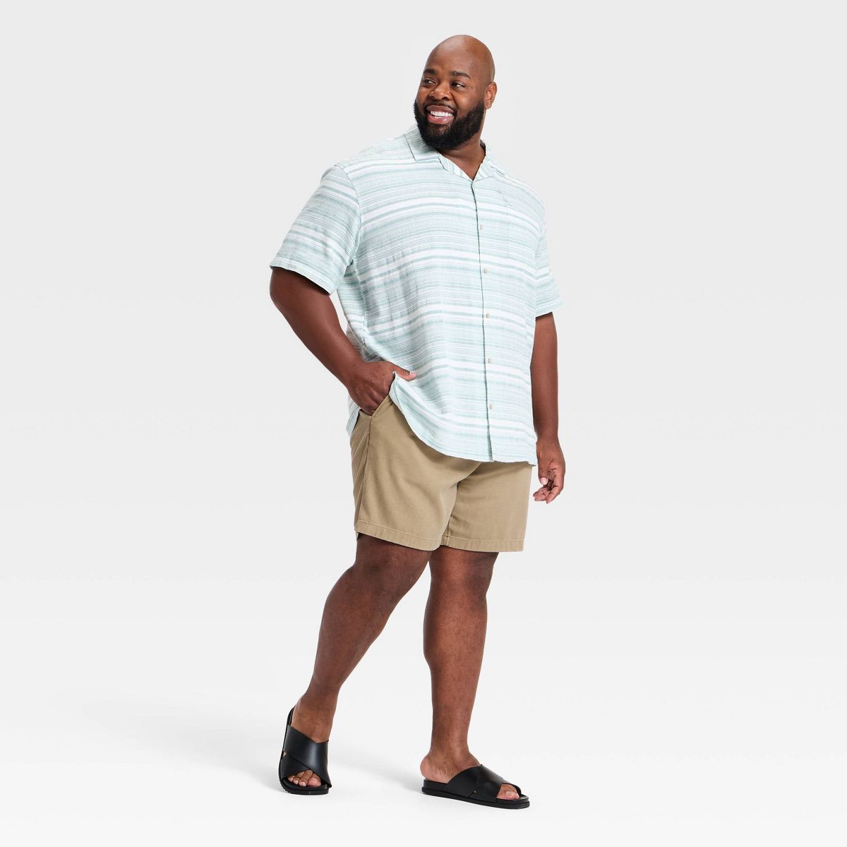 Men's Short Sleeve Novelty Camp Shirt - Goodfellow & Co™ - thumbnail 7