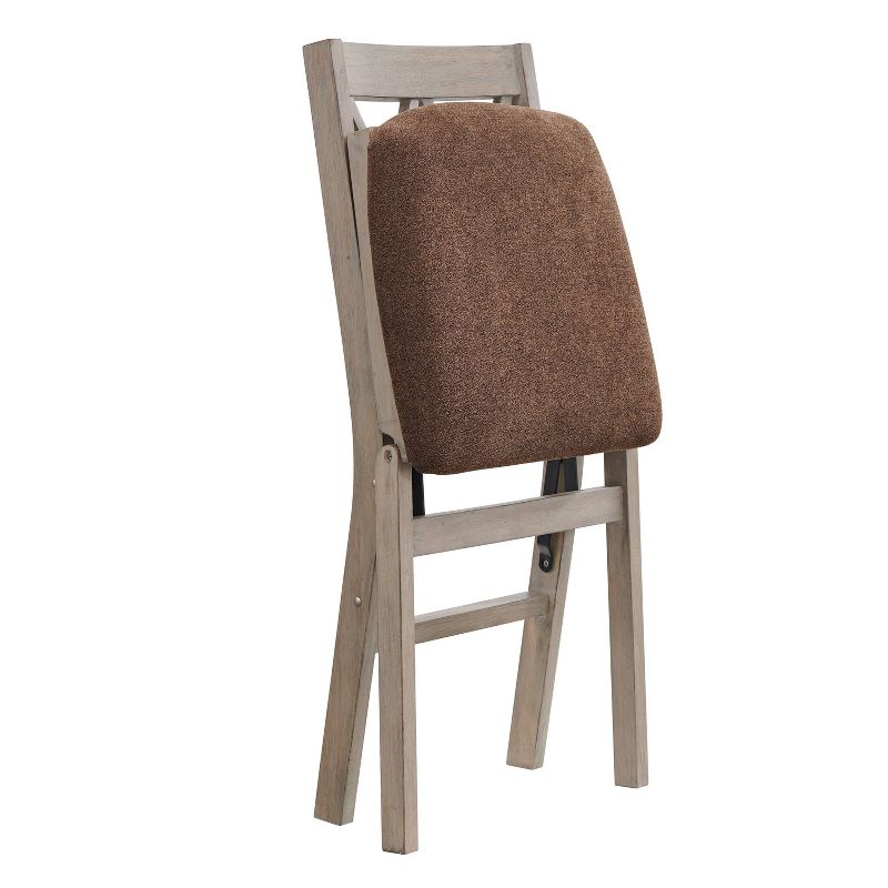 Stakmore Set of 2 Folding Chairs Driftwood Finish, 2 of 4