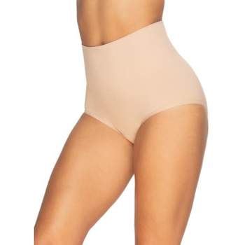 Allegra K Women' High Wait Tummy Control Comfortable Lace Trim Ribbed Brief  Large - ShopStyle Panties