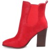 Journee Collection Womens Maxxie Pull On Stacked Heel Booties - 2 of 4